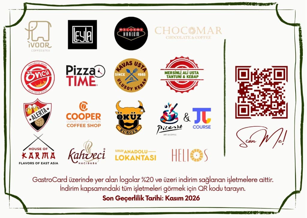 GastroCard - Arka yüz